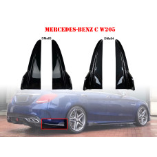 Добавка тип спойлер за задна броня Mercedes AMG C W205 - DMa83-DMa87